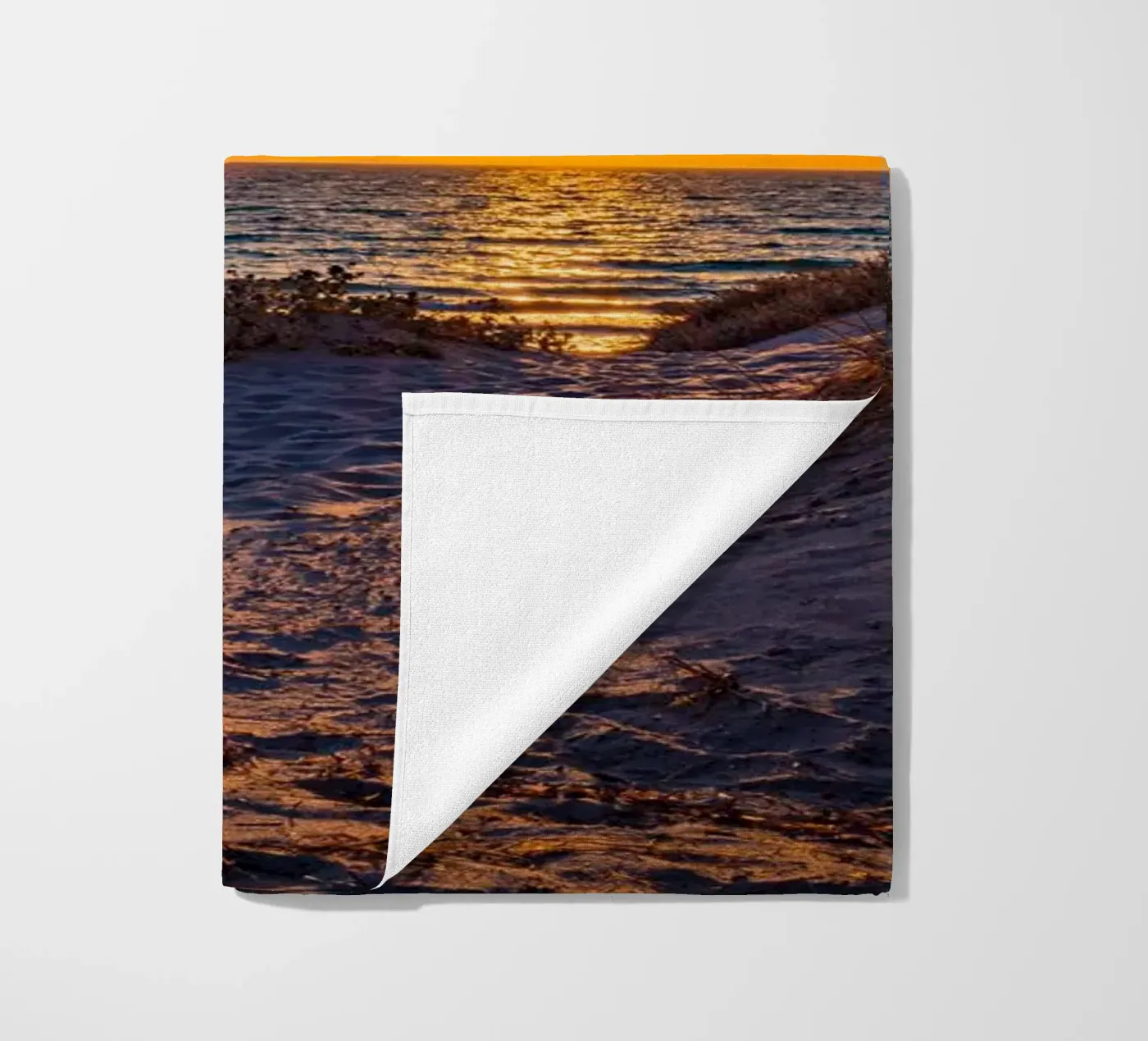 Sunset serviette de plage de Marcus Beckert | Fotografie