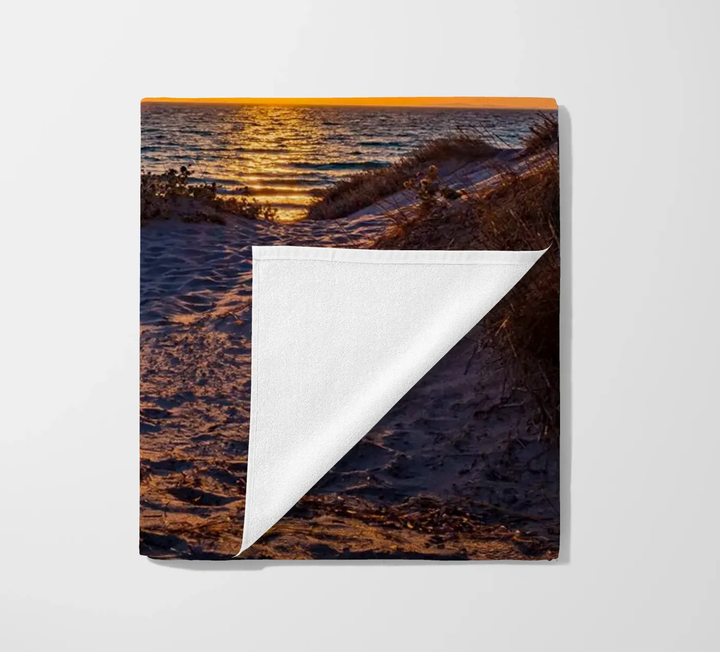 Sunset serviette de plage de Marcus Beckert | Fotografie