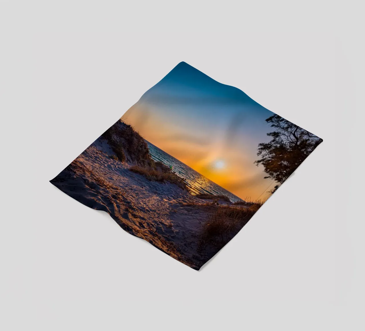 Sunset fleece blanket by Marcus Beckert | Fotografie
