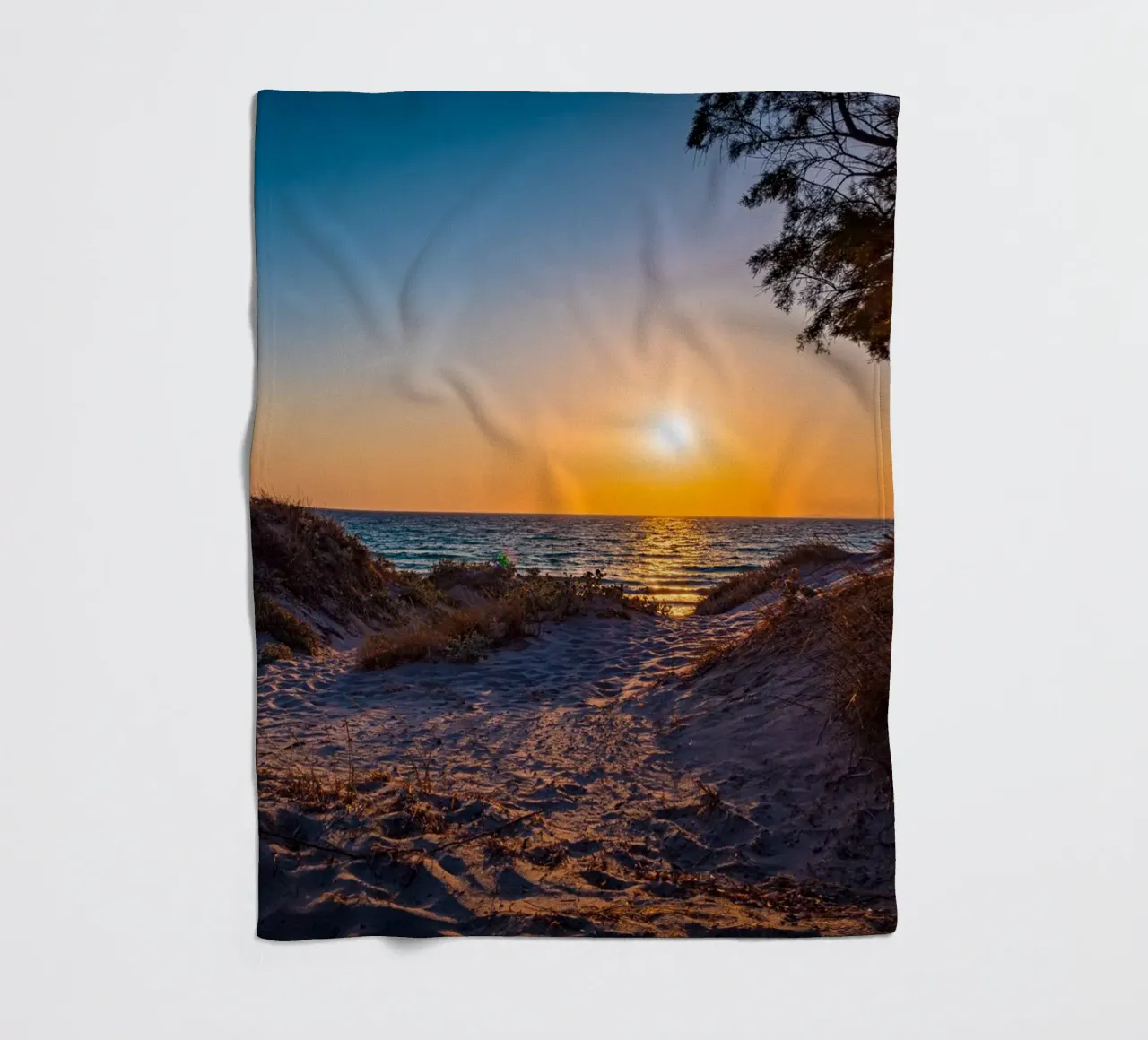 Sunset fleece blanket by Marcus Beckert | Fotografie
