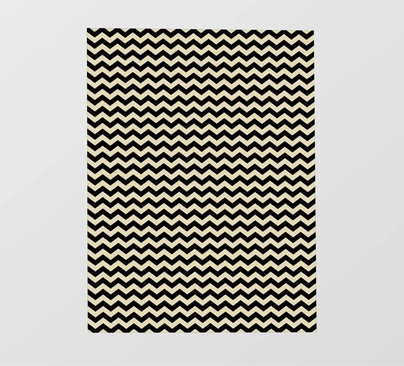 Minimal Chic Basic Chevron Pattern | Nero e Beige pellicola backlit da Beauty in Simplicity