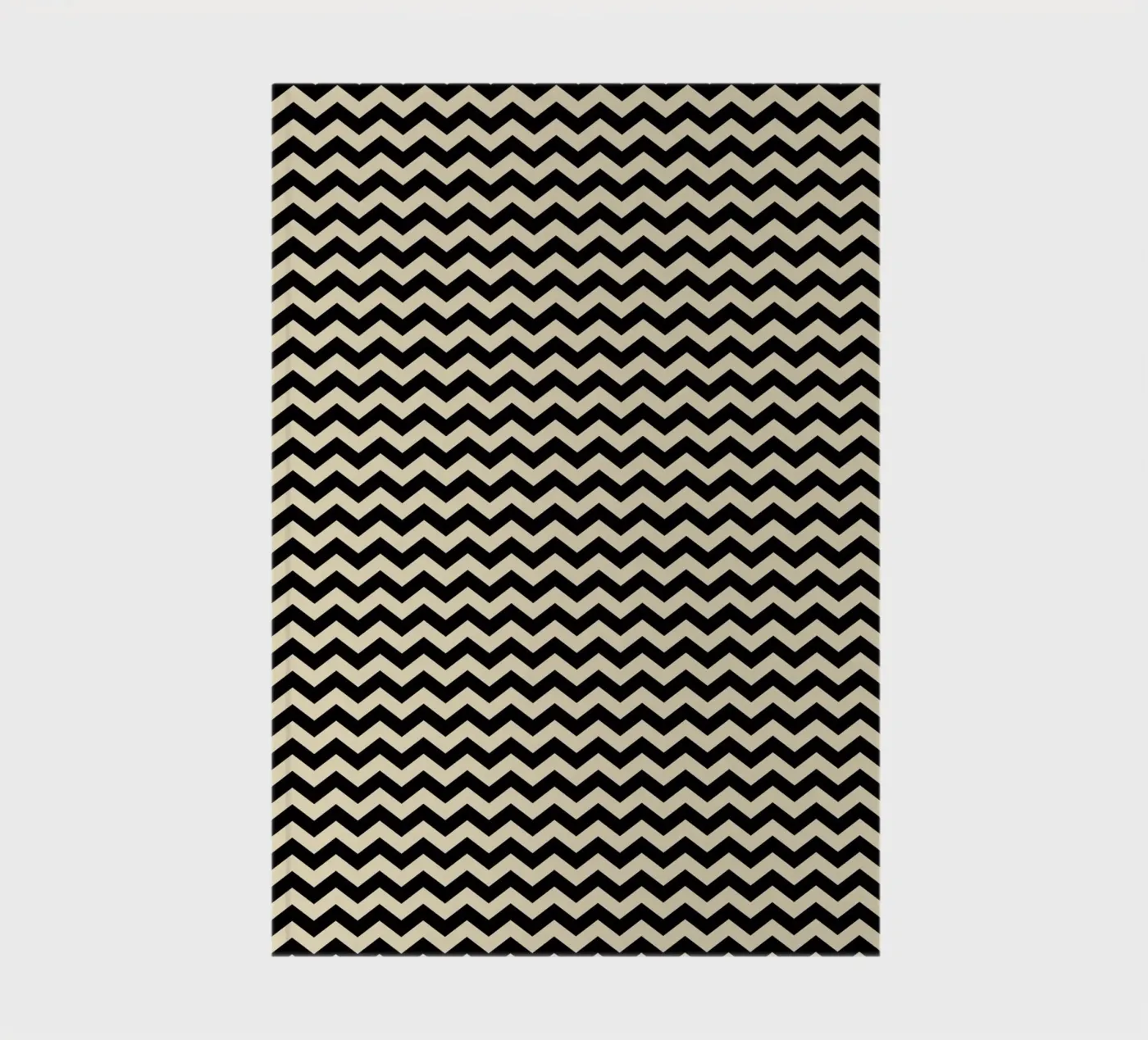 Minimal Chic Basic Chevron Pattern | Nero e Beige quaderno da Beauty in Simplicity