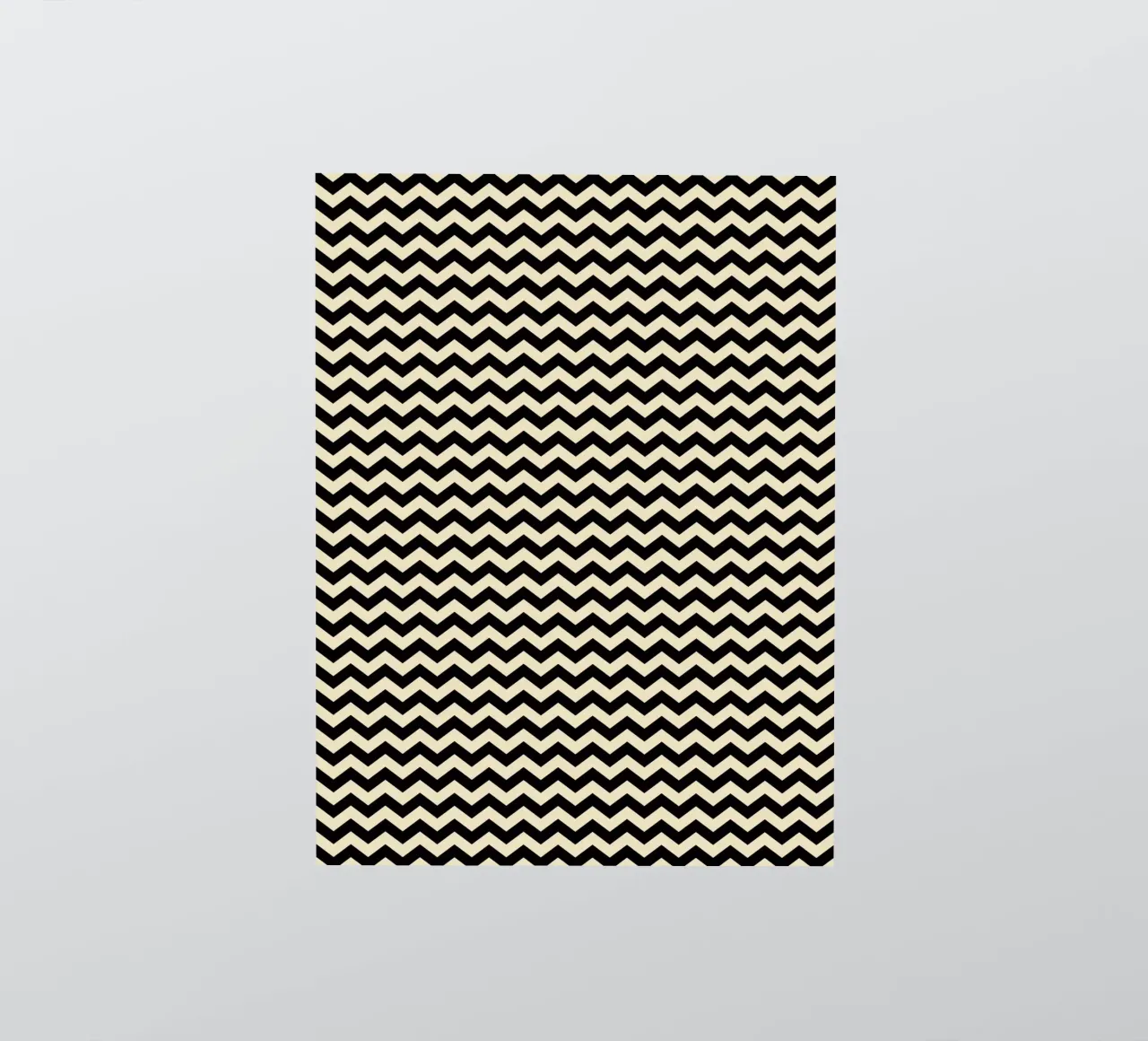 Minimal Chic Basic Chevron Pattern | Nero e Beige adesivo da Beauty in Simplicity
