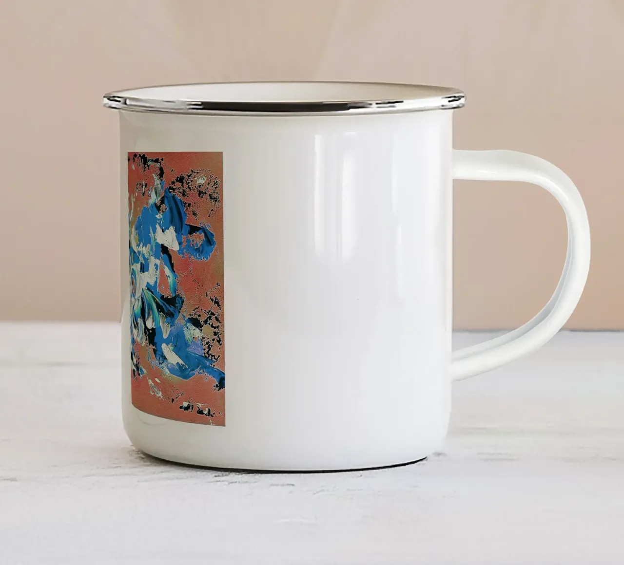 IDEAL GIFT 69 invers. tazza in smalto da Thierry Vobmann Abstract painting