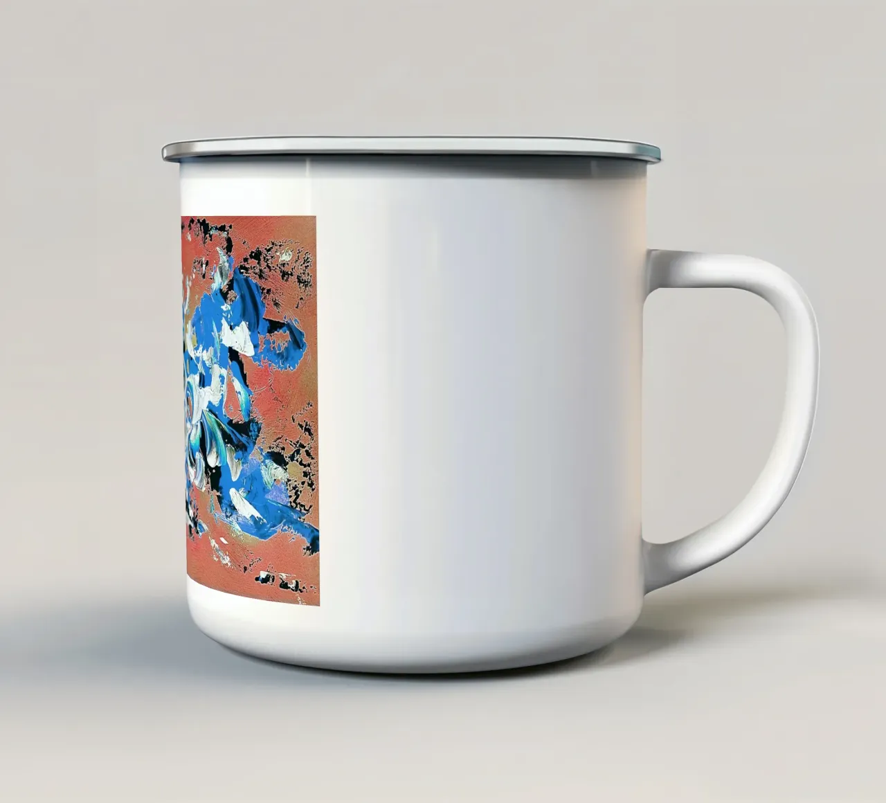 IDEAL GIFT 69 invers. tazza in smalto da Thierry Vobmann Abstract painting