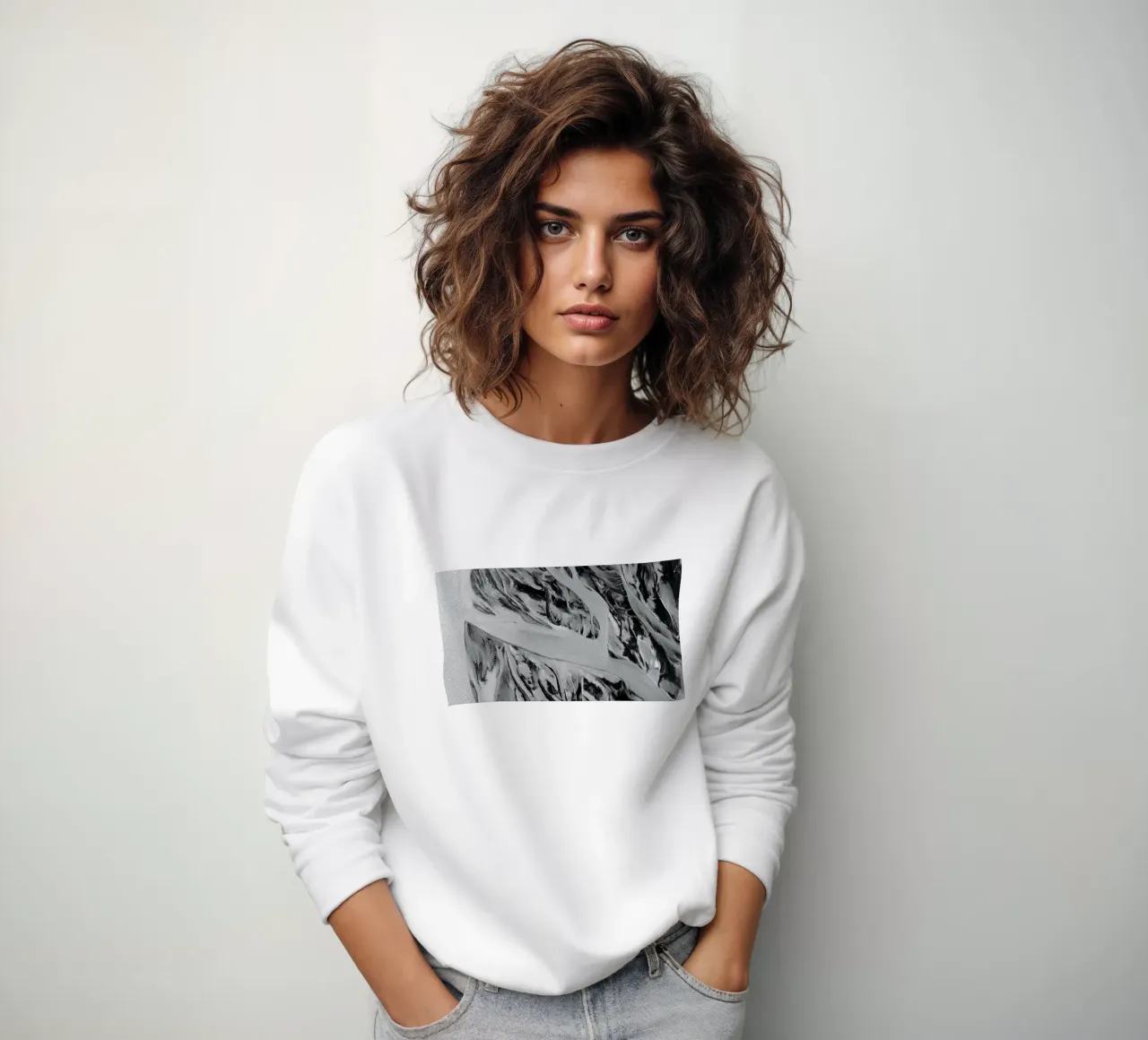 Abstract River felpa da Fjöllart