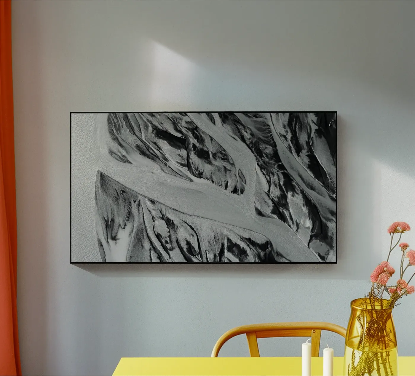 Abstract River acryl van Fjöllart