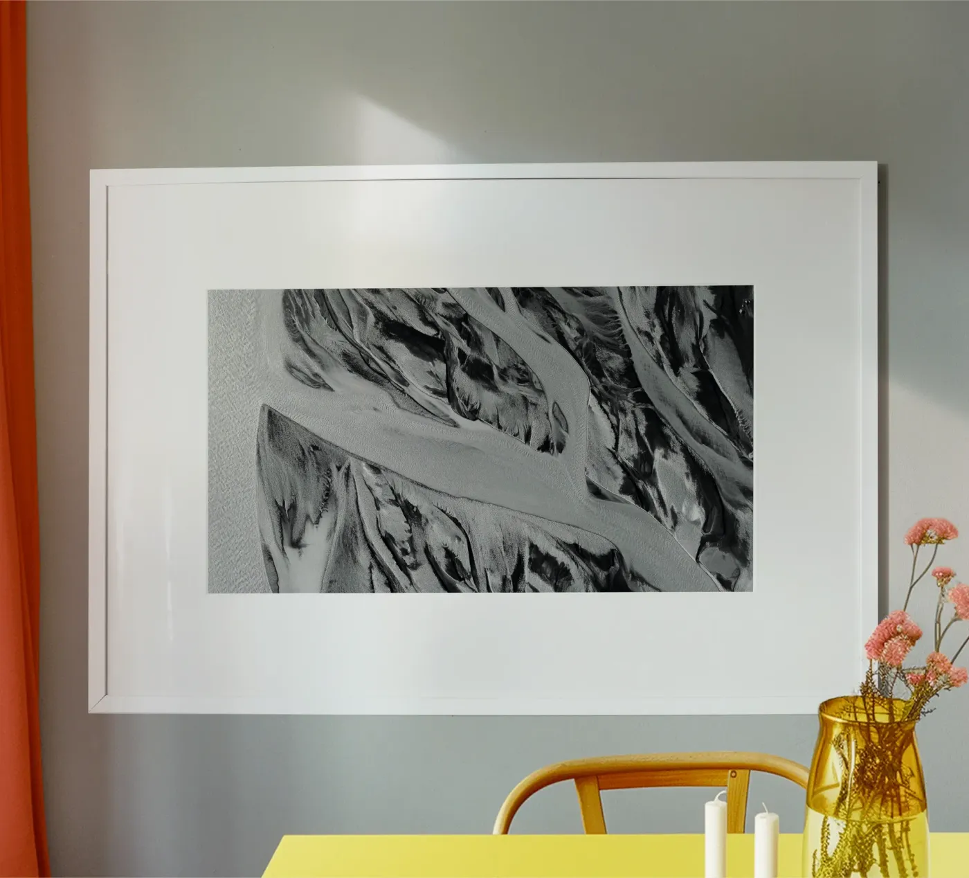 Abstract River poster by Fjöllart