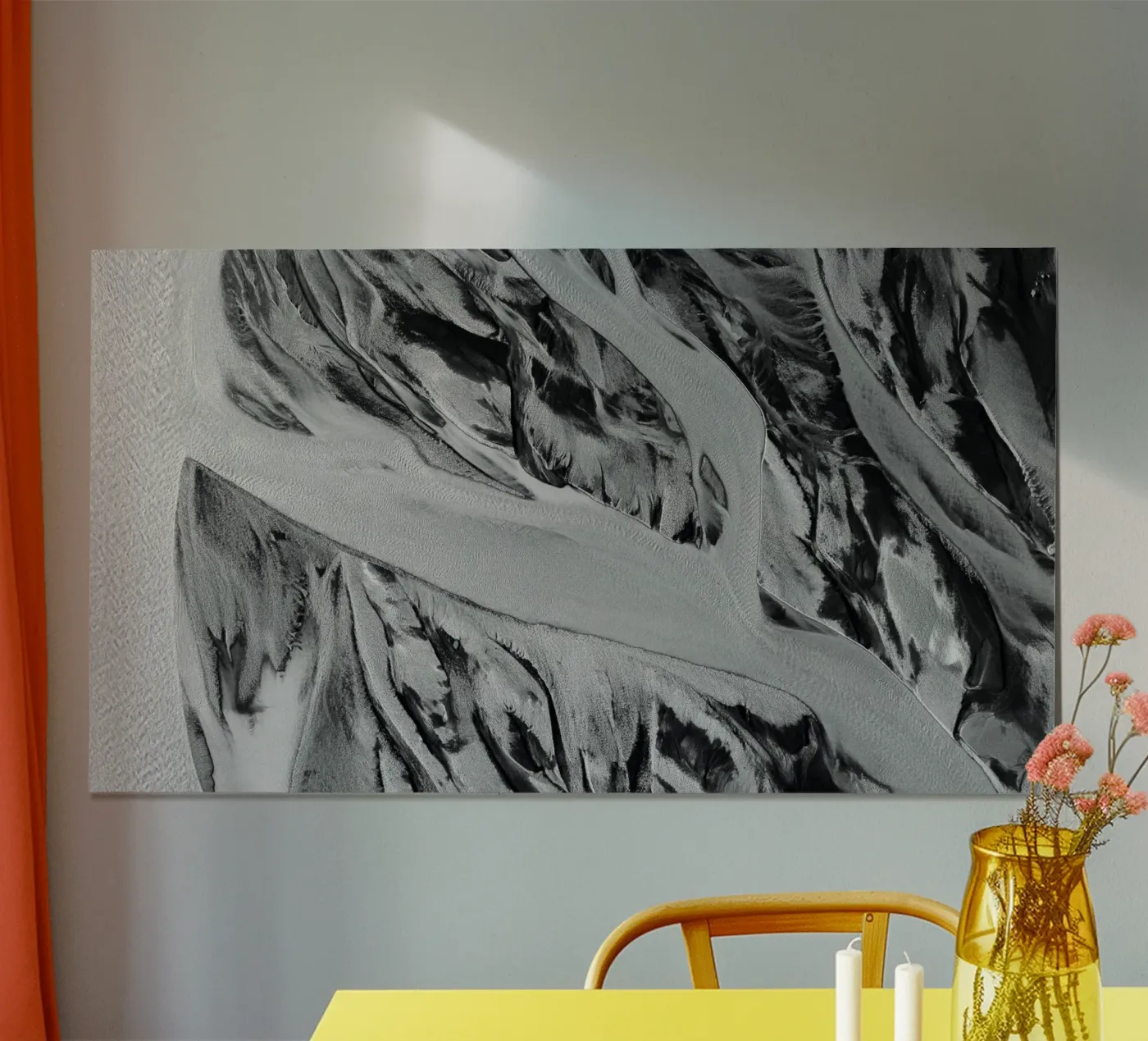 Abstract River poster da Fjöllart