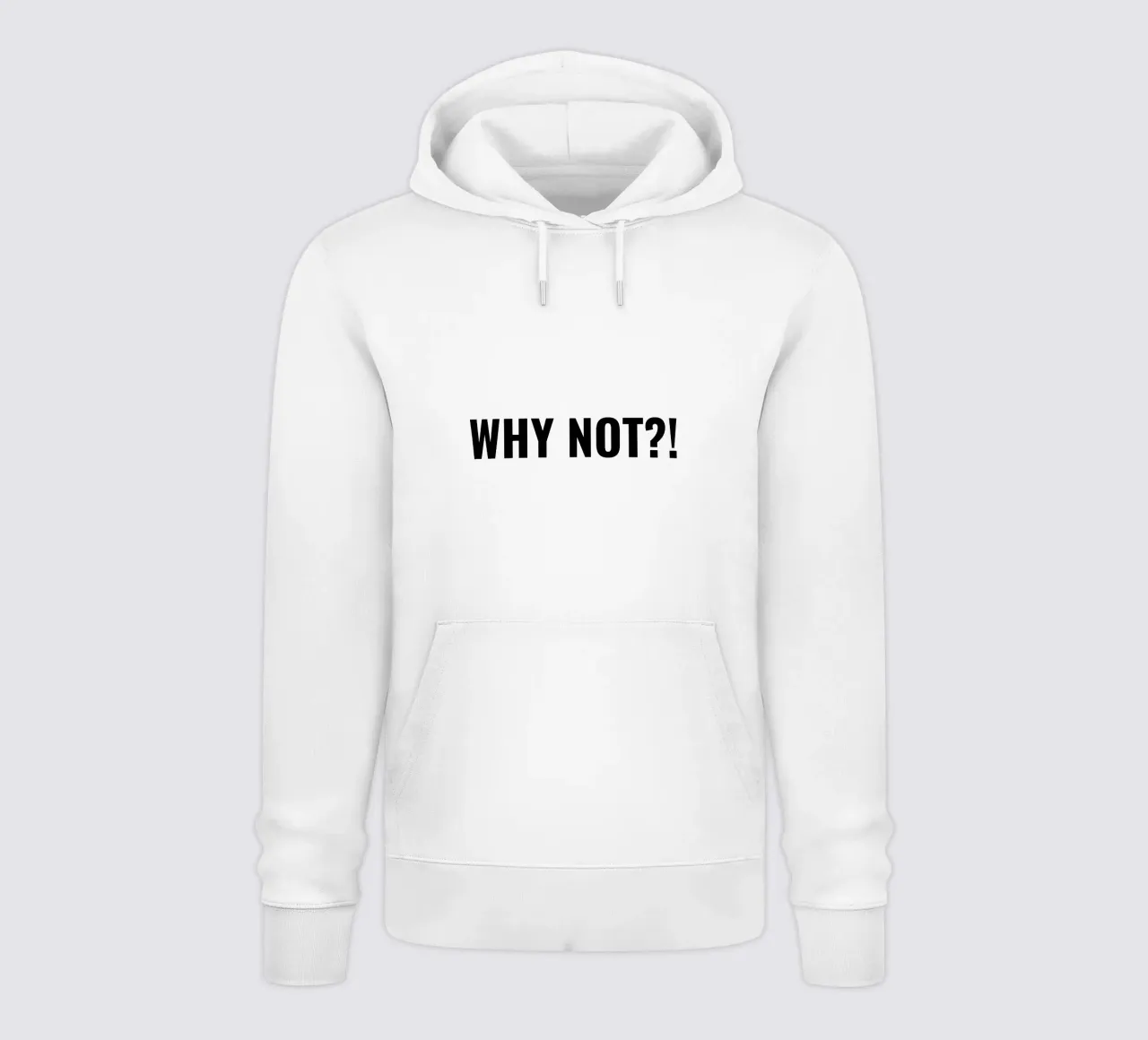 Why not?! simple Text felpa con cappuccio da RB-Quotes