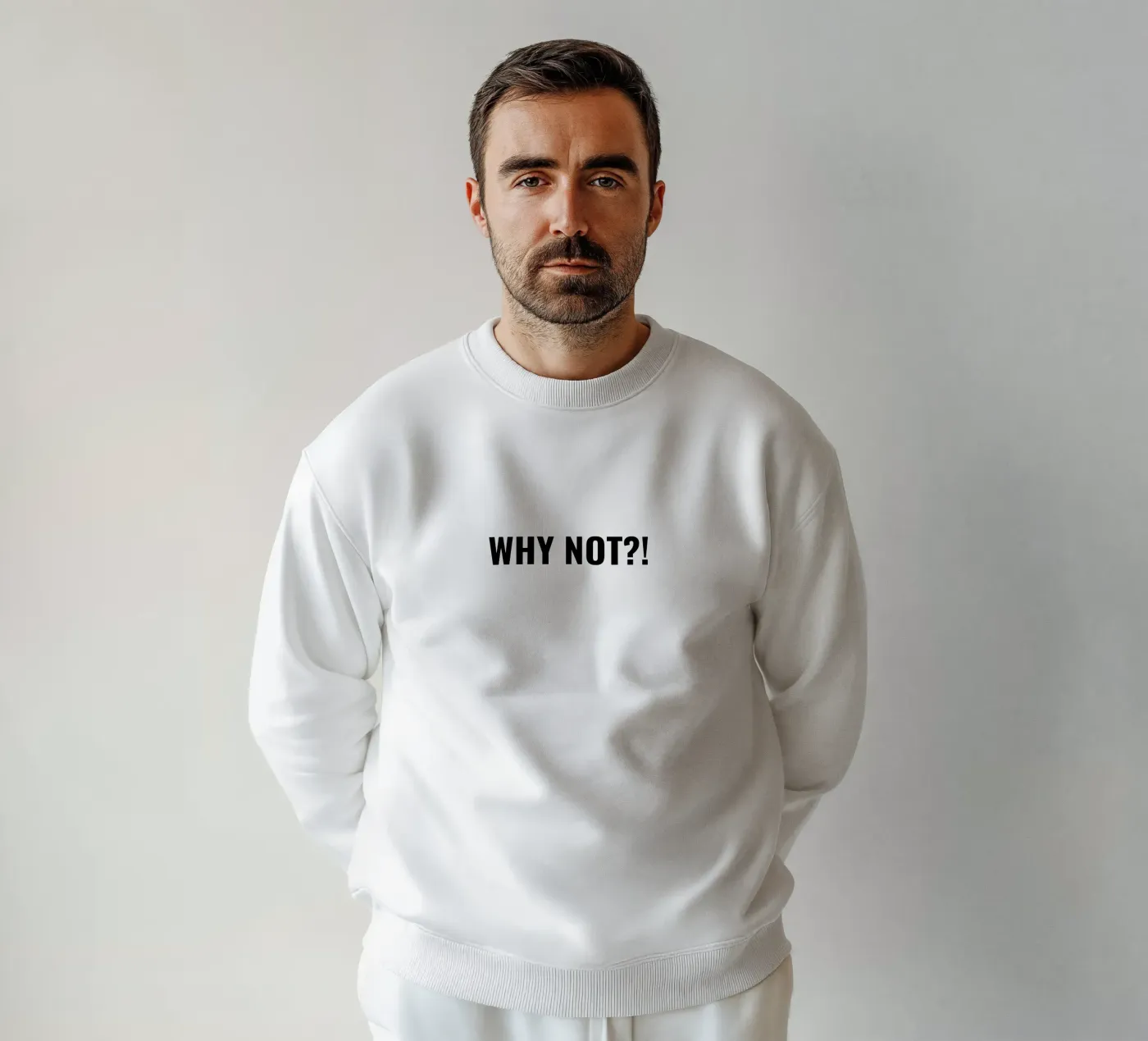 Why not?! simple Text felpa da RB-Quotes