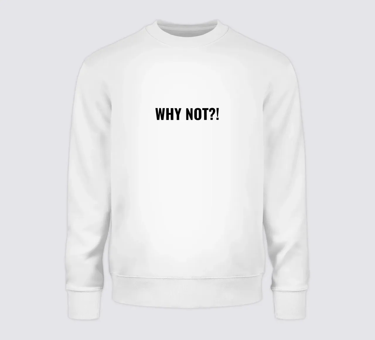 Why not?! simple Text felpa da RB-Quotes