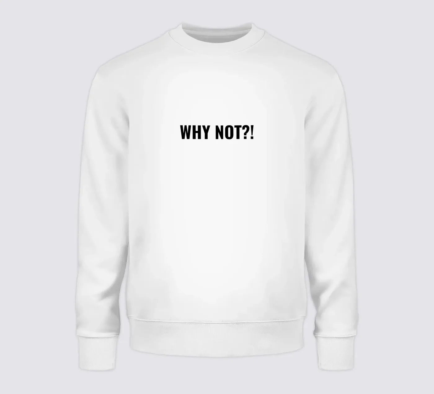 Why not?! simple Text felpa da RB-Quotes