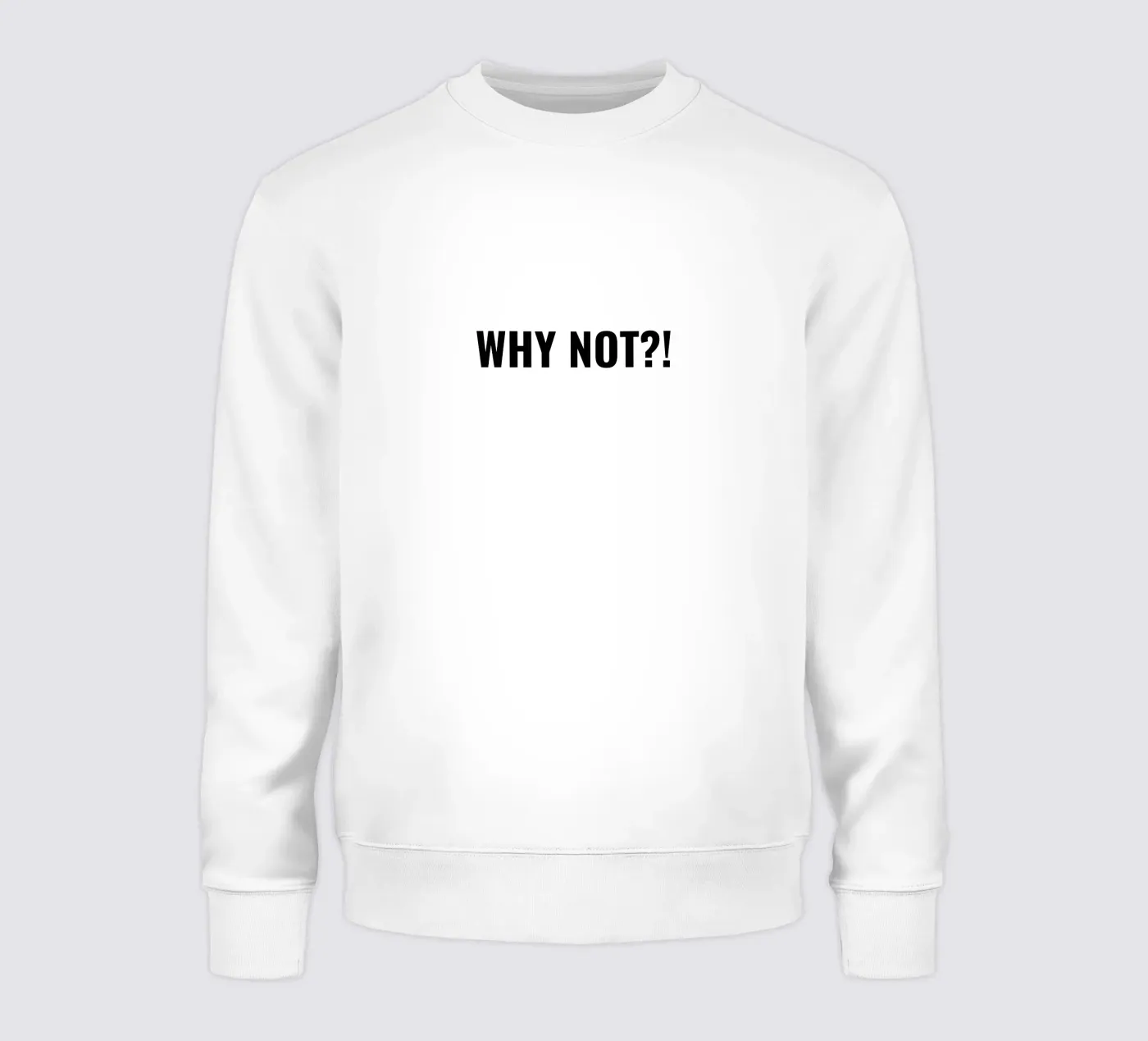 Why not?! simple Text felpa da RB-Quotes