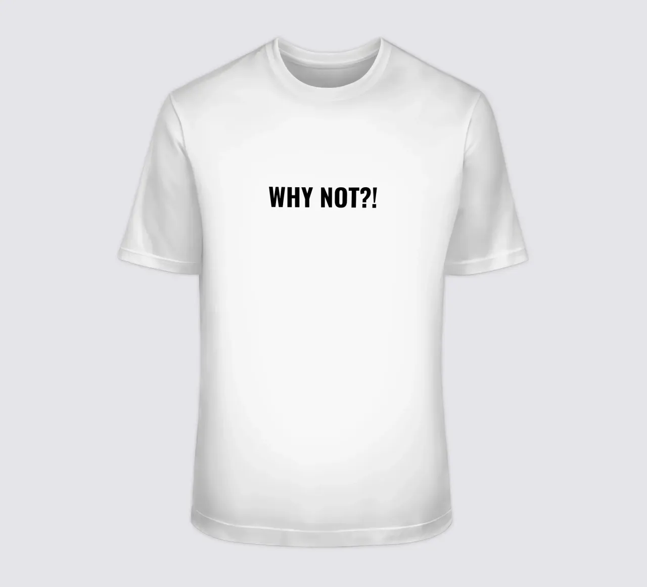 Why not?! simple Text t-shirt da RB-Quotes