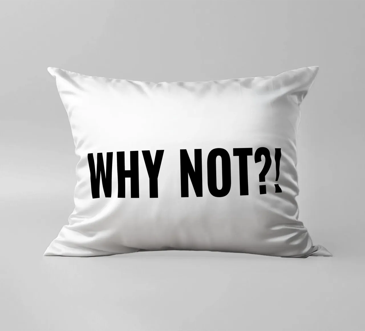 Why not?! simple Text cuscino da RB-Quotes