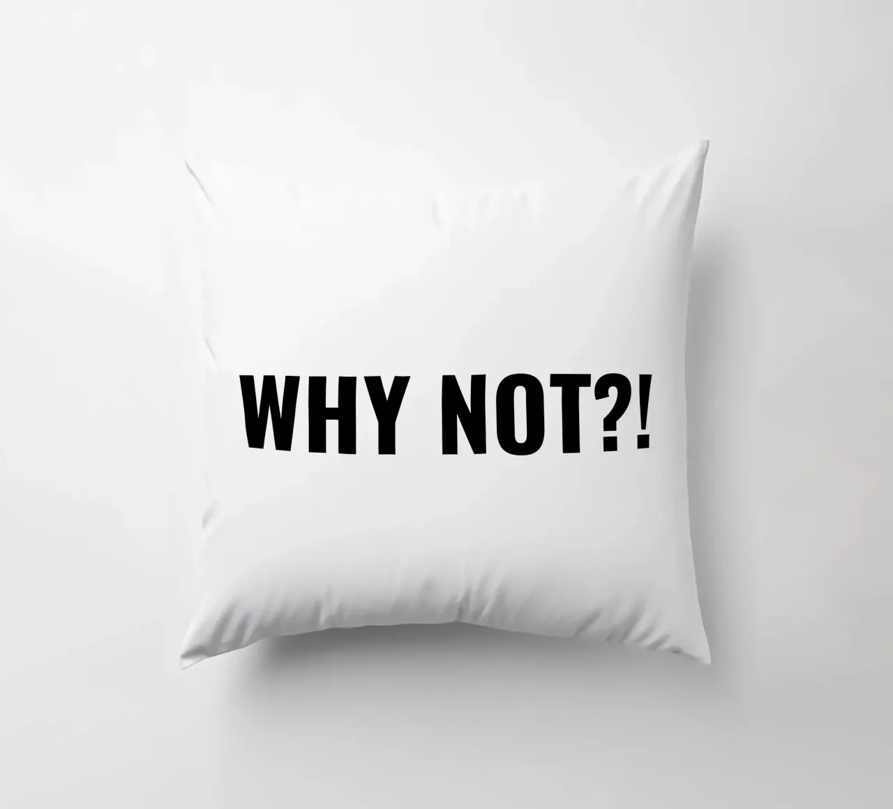 Why not?! simple Text cuscino da RB-Quotes