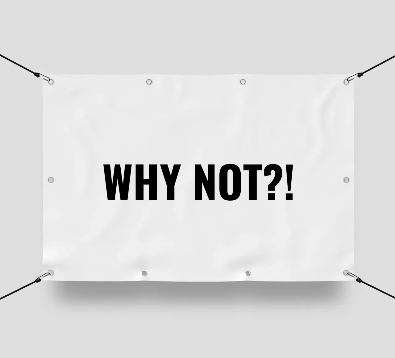 Why not?! simple Text PVC Plane von RB-Quotes