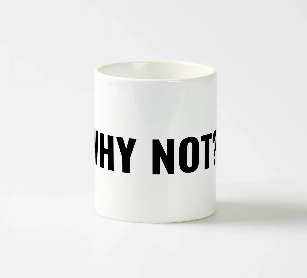 Why not?! simple Text tazza in ceramica da RB-Quotes