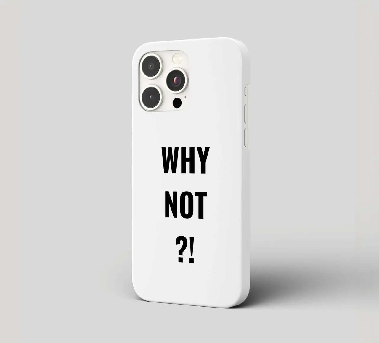 Why not?! simple Text cover iphone da RB-Quotes