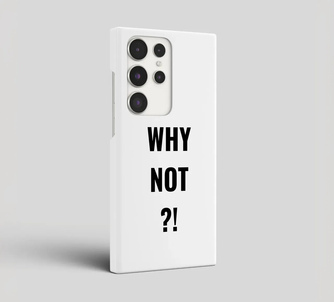 Why not?! simple Text cover samsung da RB-Quotes