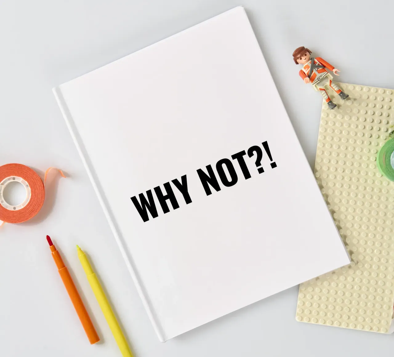 Why not?! simple Text notebook by RB-Quotes