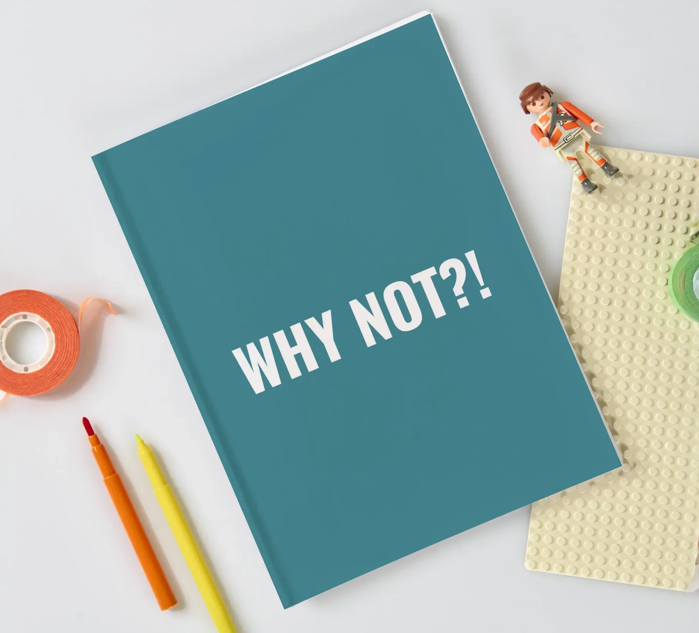 Why not?! simple Text Notizbuch von RB-Quotes