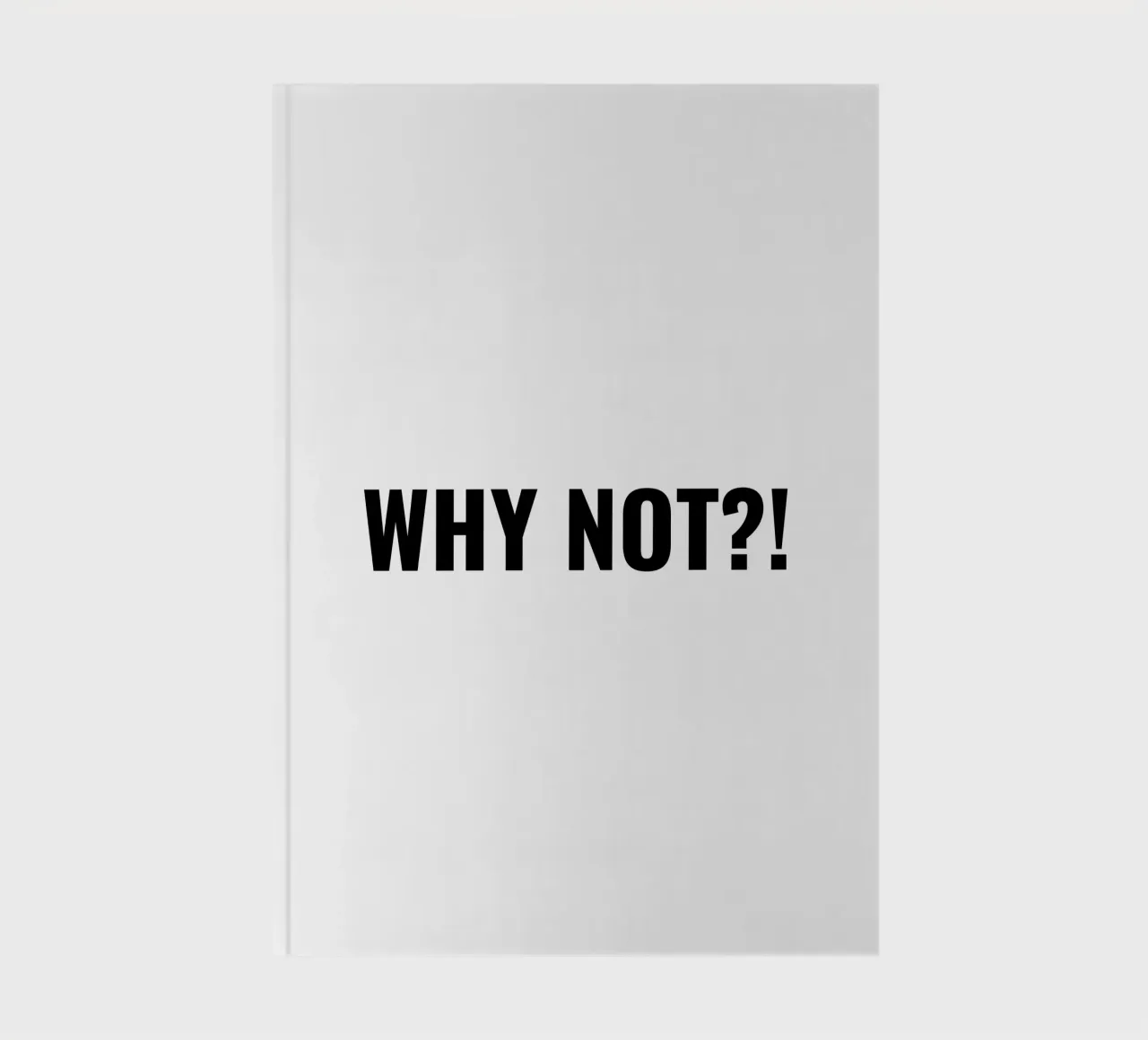 Why not?! simple Text carnet de notes de RB-Quotes