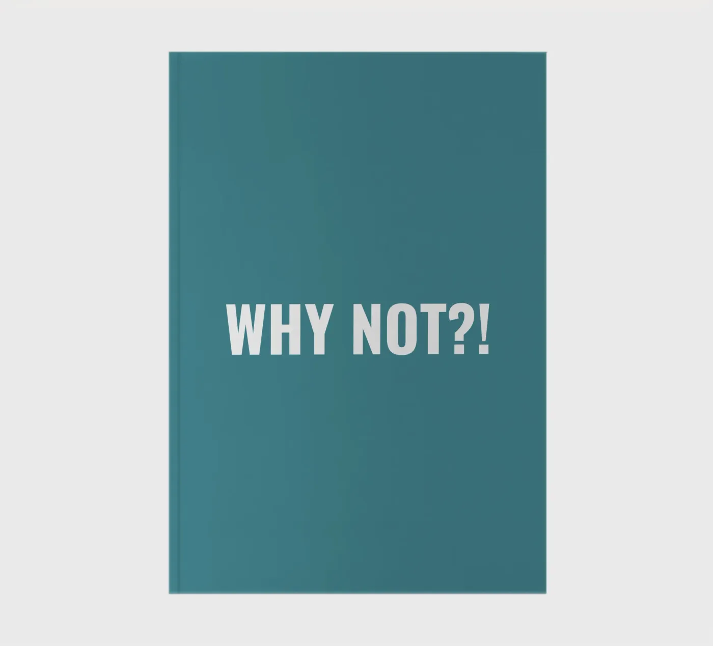 Why not?! simple Text Notizbuch von RB-Quotes