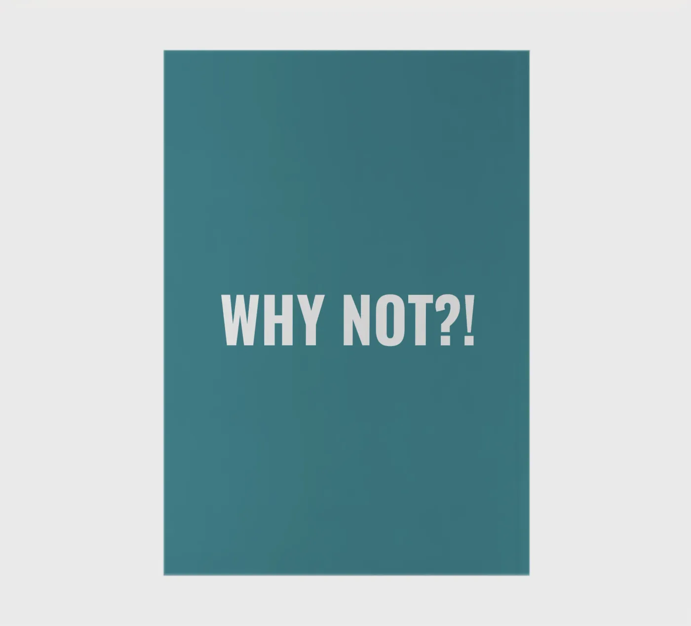 Why not?! simple Text Notizbuch von RB-Quotes
