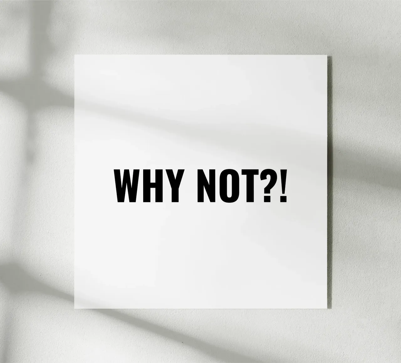 Why not?! simple Text metacrilato de RB-Quotes
