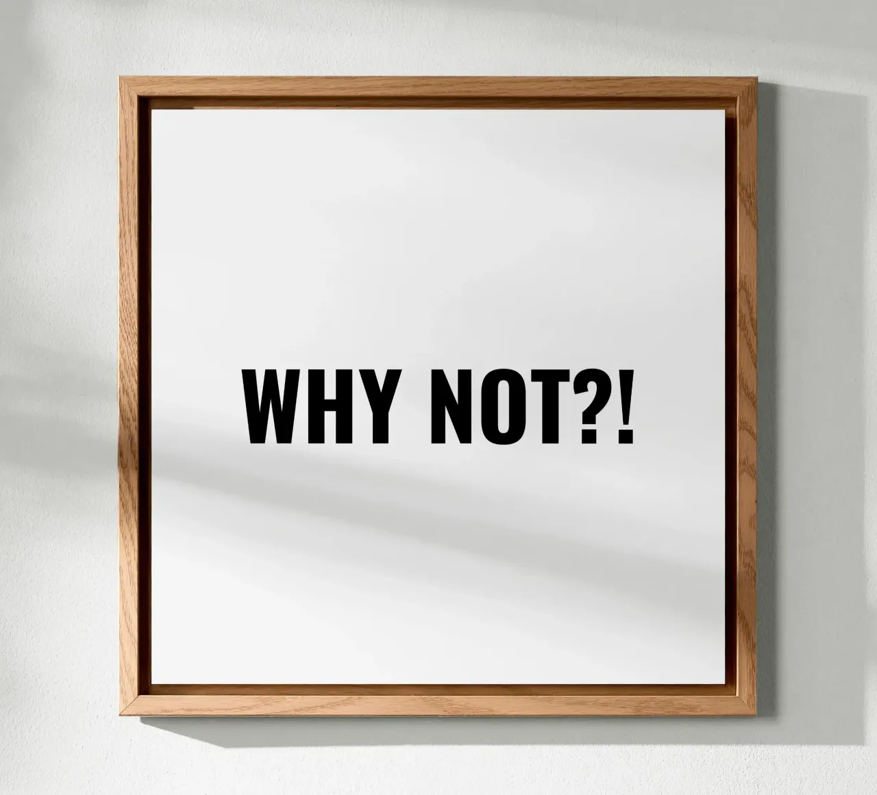 Why not?! simple Text alluminio dibond da RB-Quotes