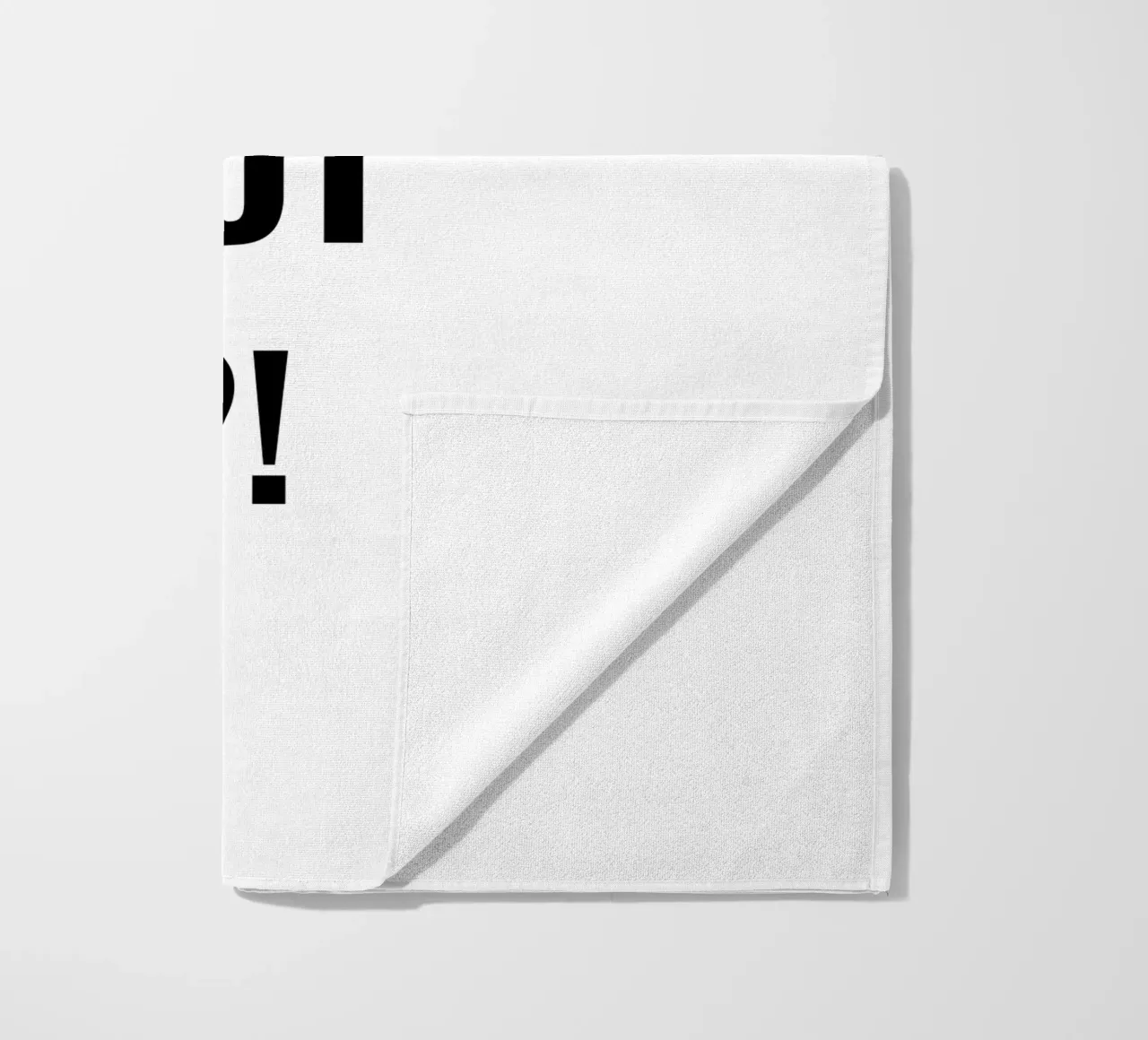 Why not?! simple Text toalla de playa de RB-Quotes
