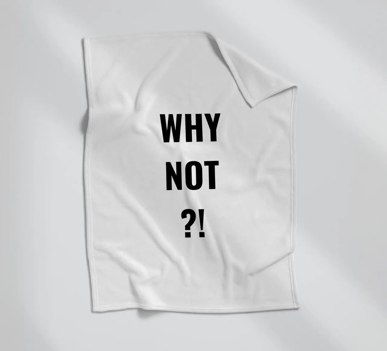 Why not?! simple Text coperta in pile da RB-Quotes
