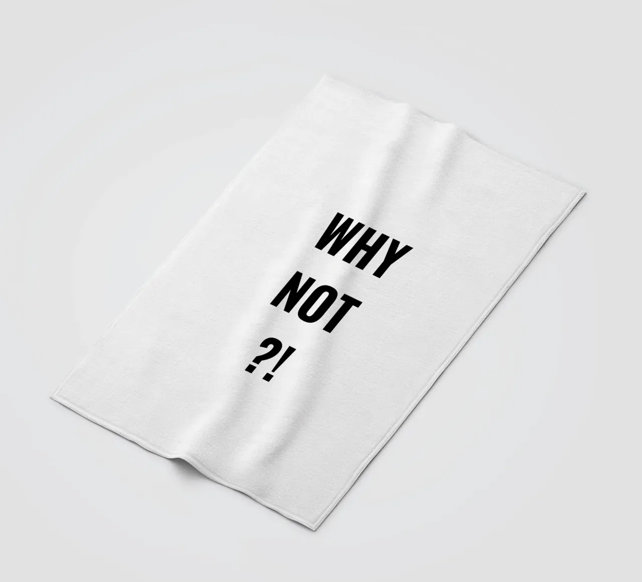 Why not?! simple Text coperta in pile da RB-Quotes