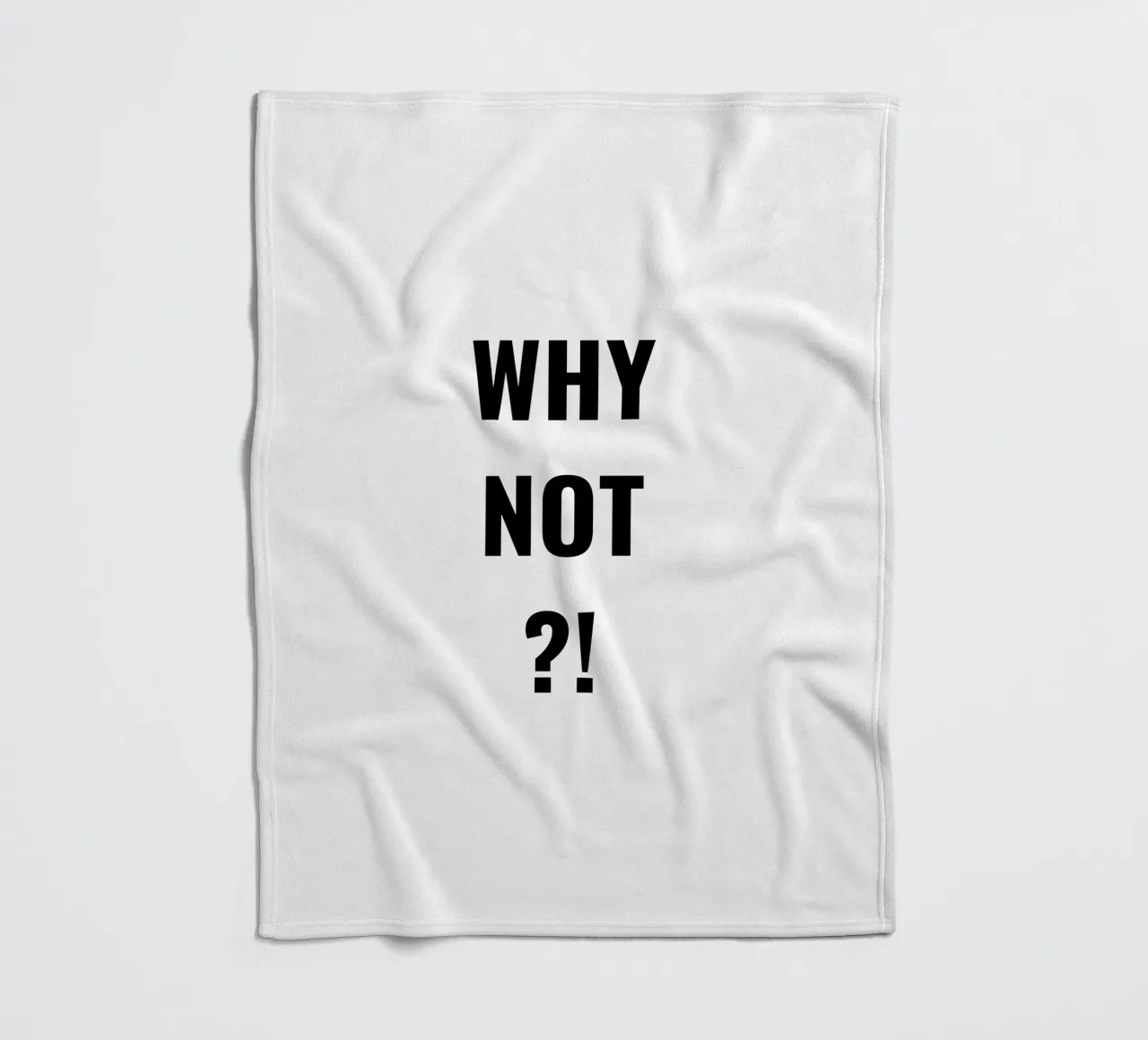 Why not?! simple Text coperta in pile da RB-Quotes