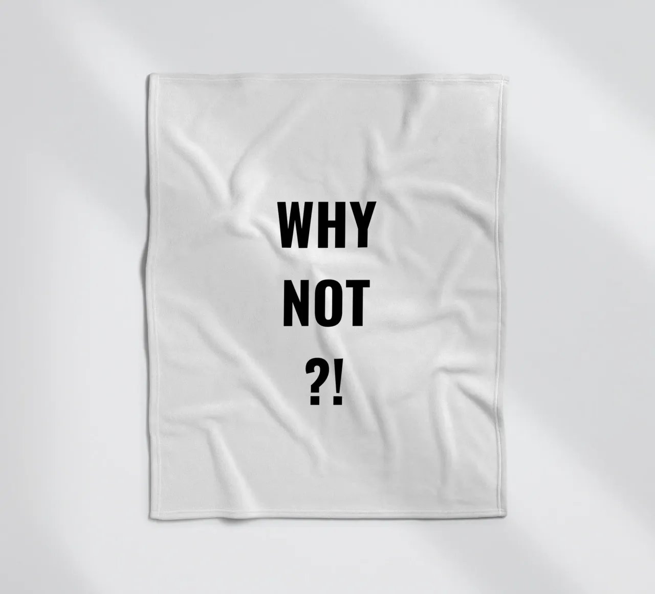 Why not?! simple Text coperta in pile da RB-Quotes