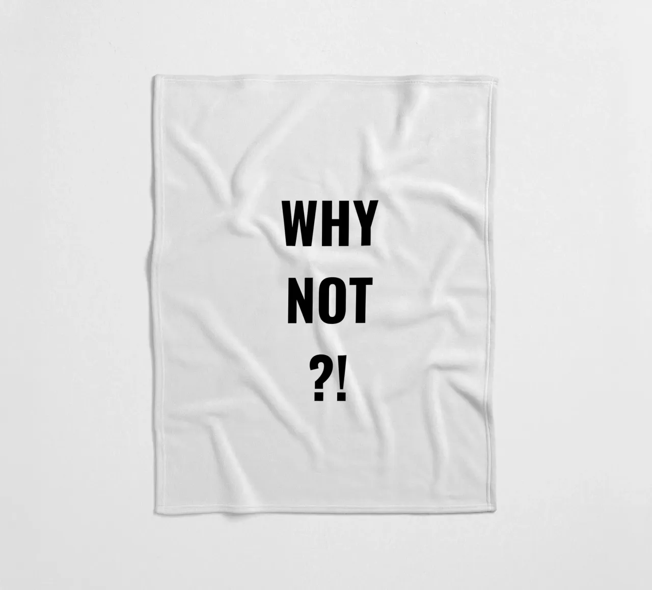 Why not?! simple Text coperta in pile da RB-Quotes