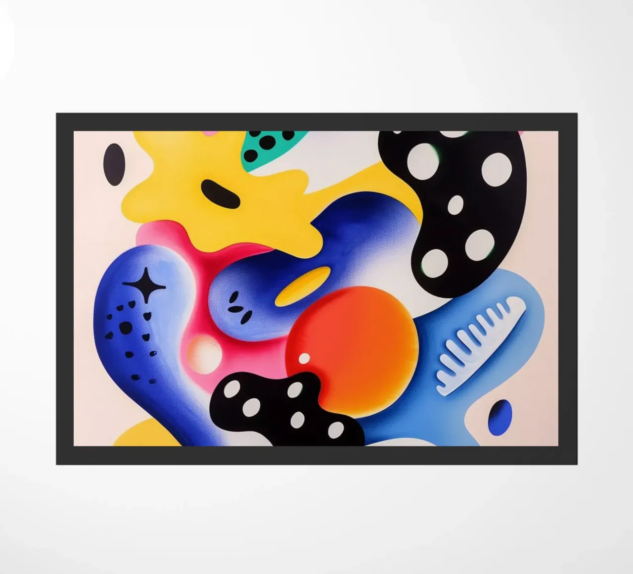 Cosmic mesh doormat by LeDieg
