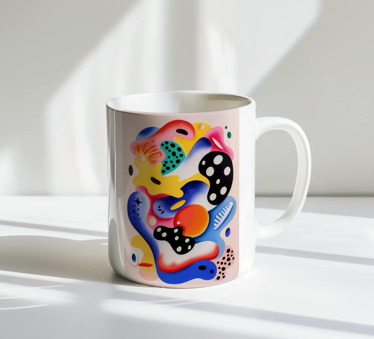 Cosmic mesh Keramik Tasse von LeDieg