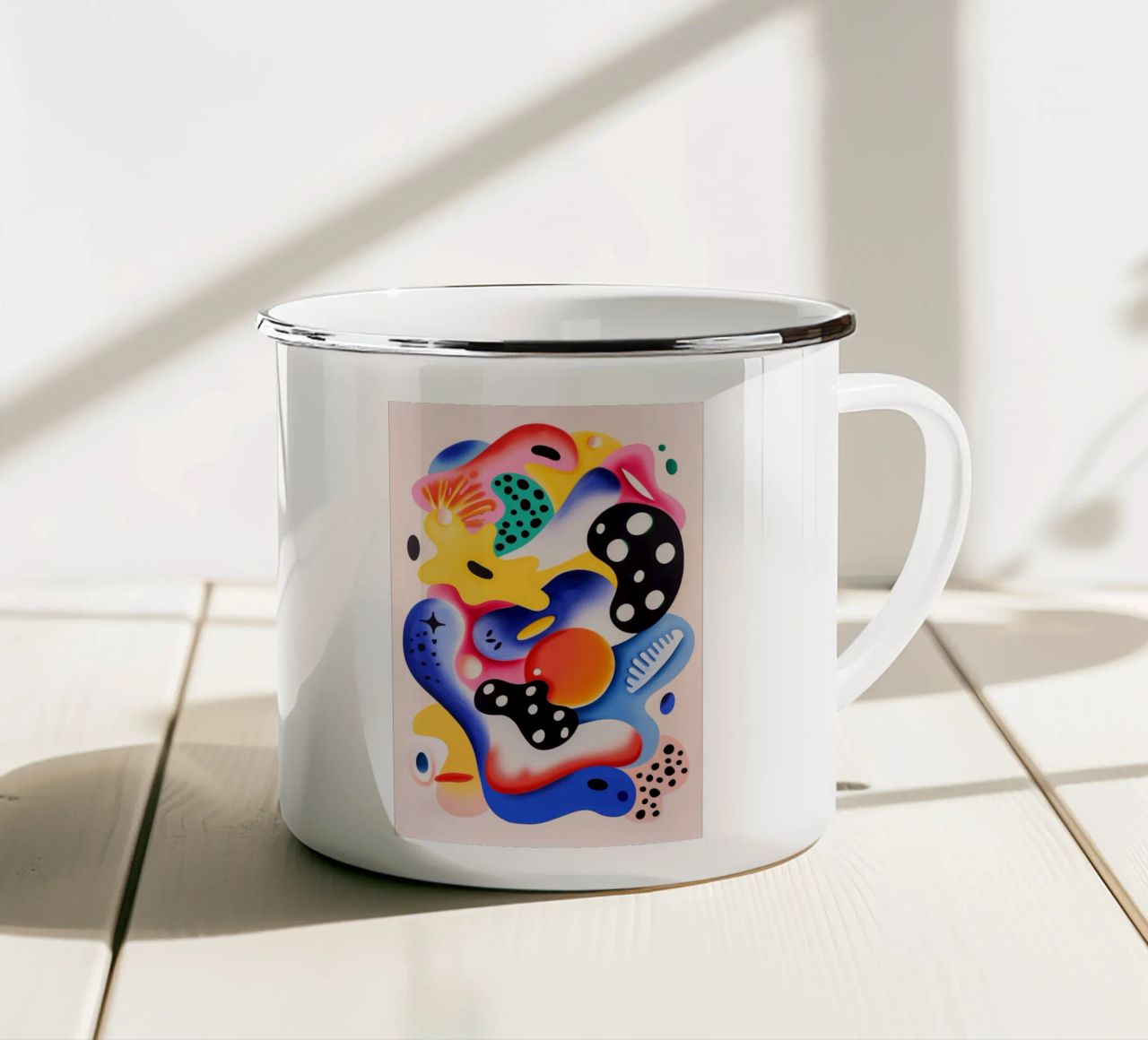Cosmic mesh mug en émail de LeDieg