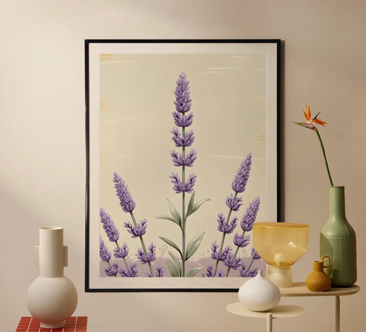 Rametto di lavanda poster da The Green Room