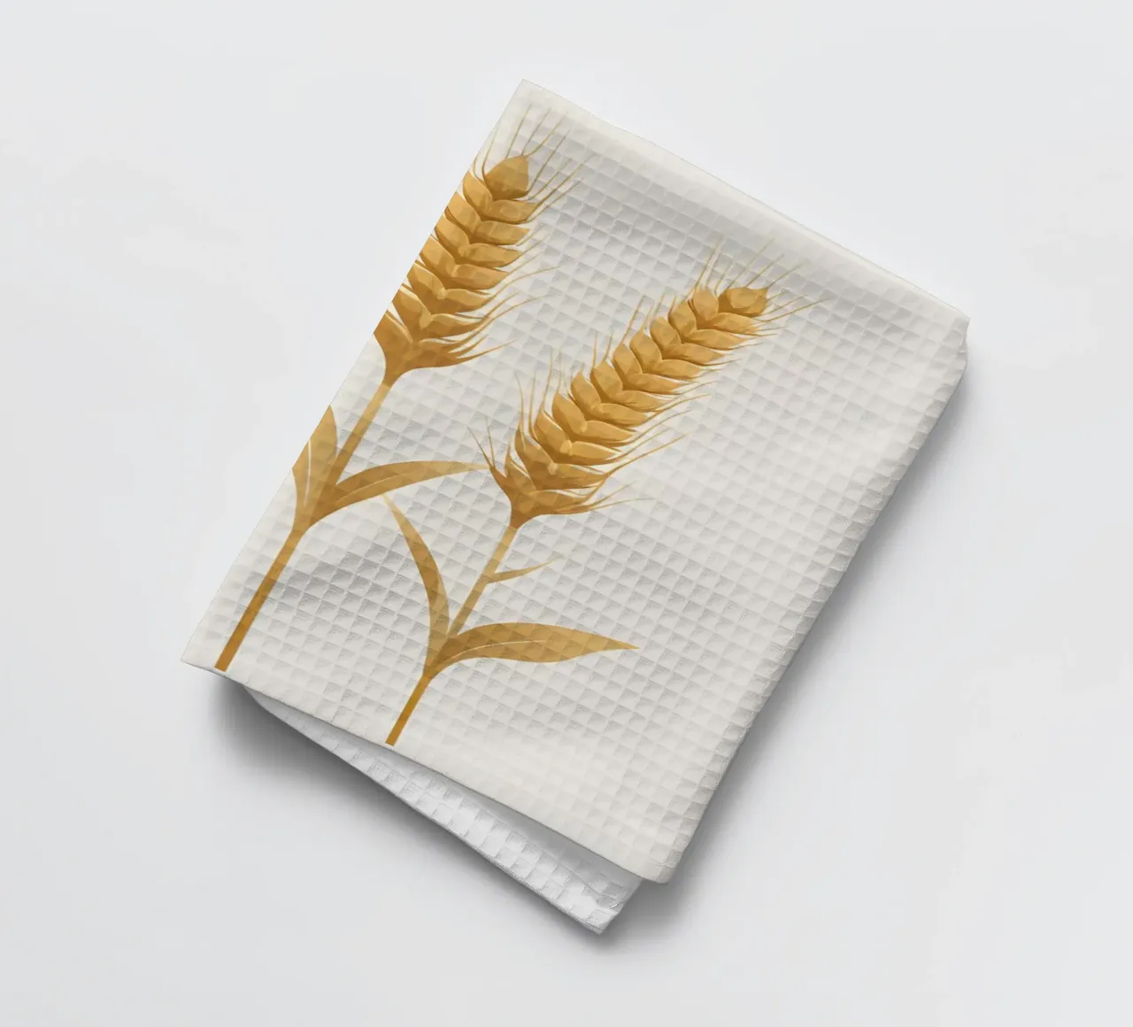 Getrocknete Weizenstängel Geschirrtuch von Botanical Gallery
