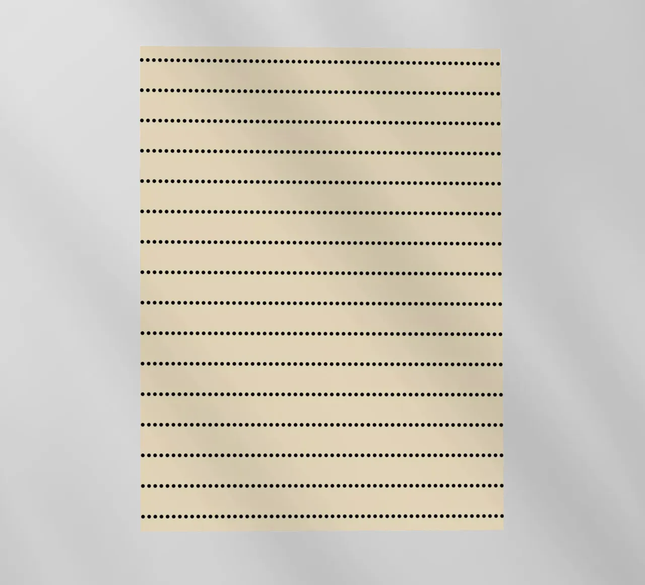 Minimal Scandinavian Basic Strisce a pois | Nero su Beige pellicola backlit da Beauty in Simplicity