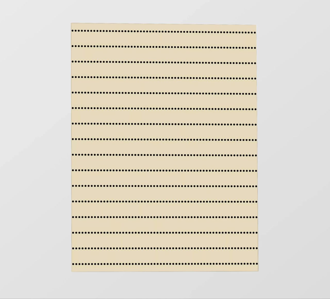 Minimal Scandinavian Basic Strisce a pois | Nero su Beige pellicola backlit da Beauty in Simplicity