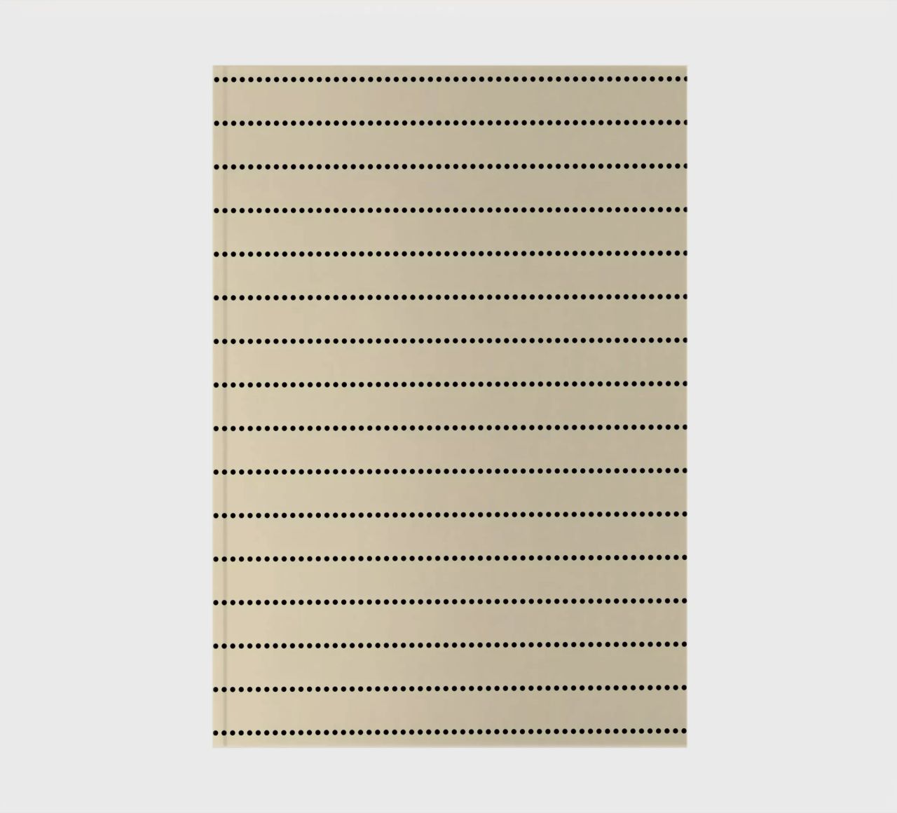 Minimal Scandinavian Basic Strisce a pois | Nero su Beige diario da Beauty in Simplicity