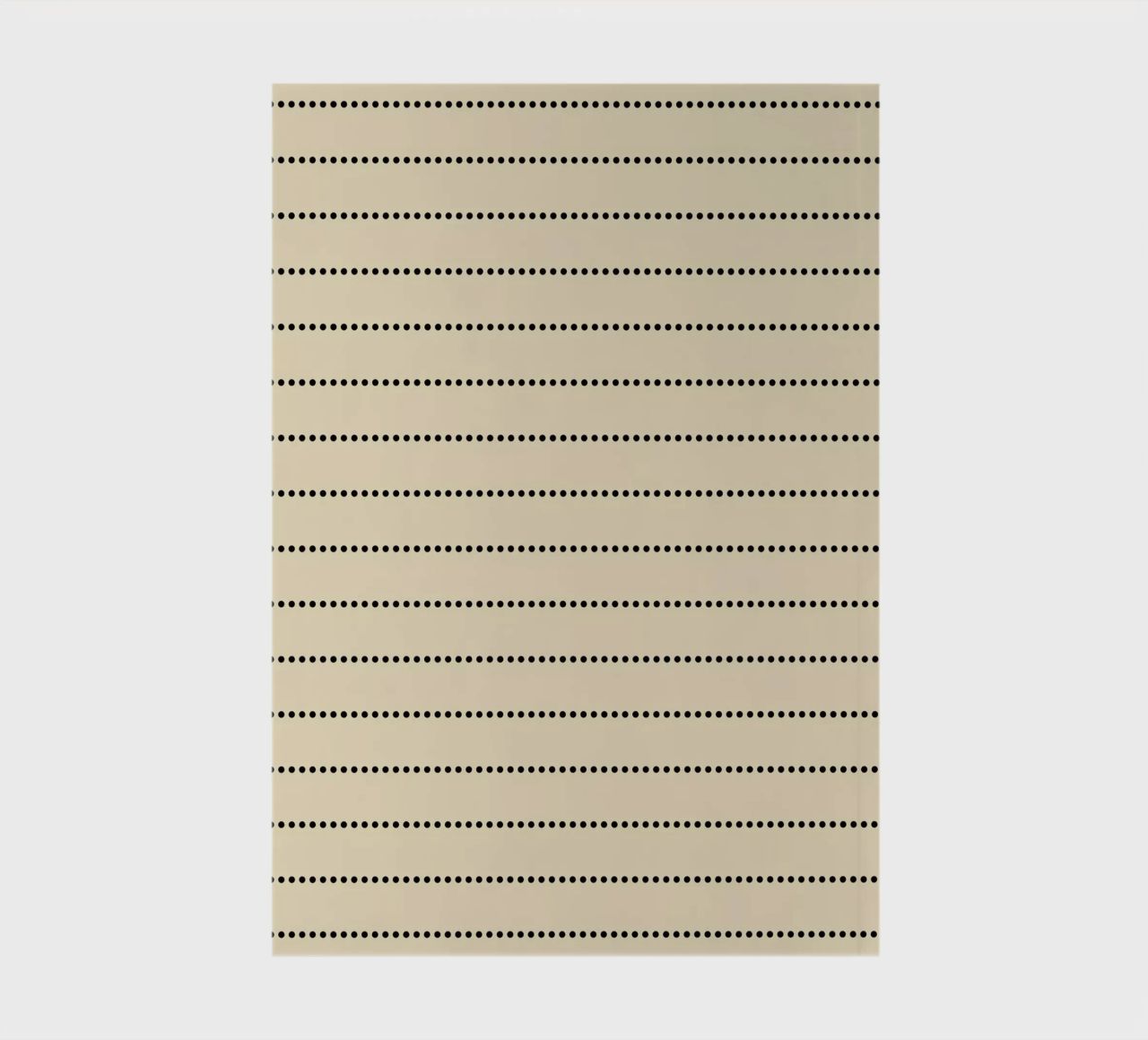 Minimal Scandinavian Basic Strisce a pois | Nero su Beige diario da Beauty in Simplicity