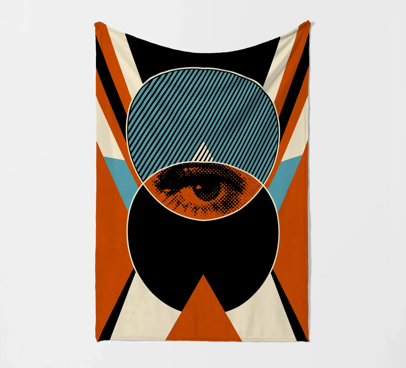 Oog fleecedeken van Mariel Toigo