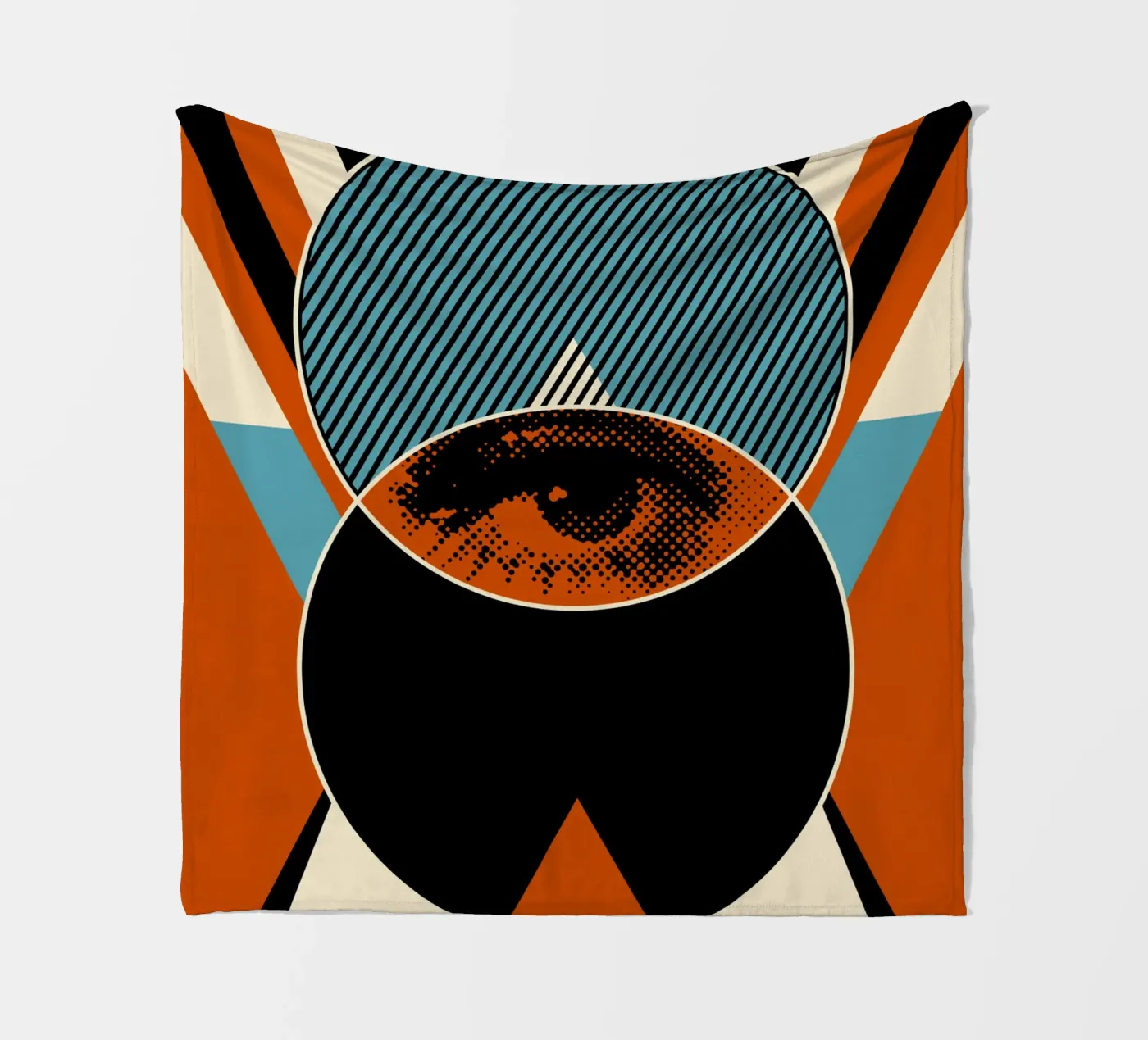 Oog fleecedeken van Mariel Toigo