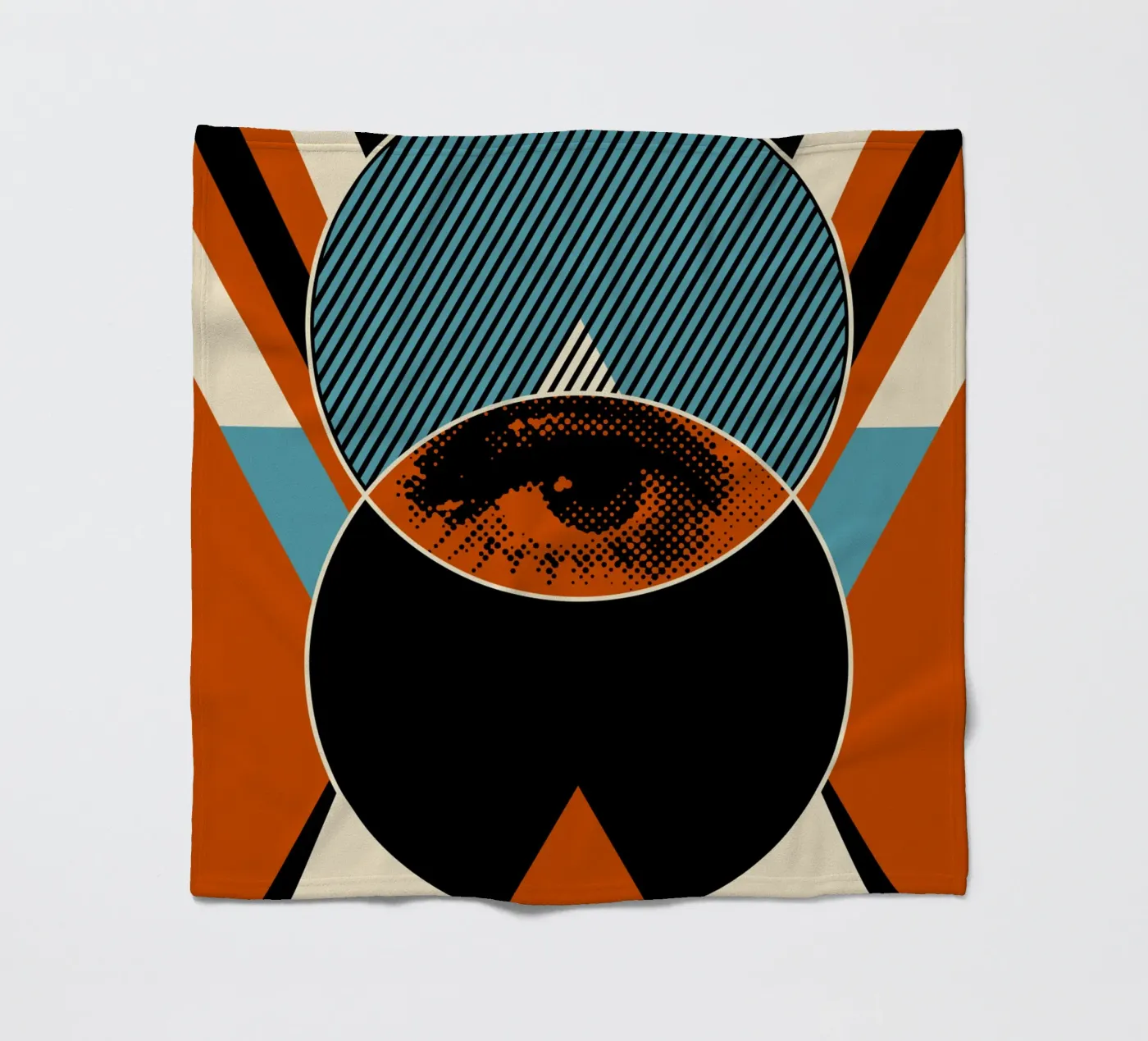 Oog fleecedeken van Mariel Toigo